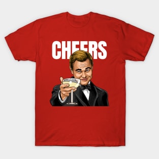 Leonardo Cheers Meme T-Shirt